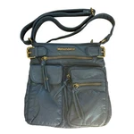Montana West Crossbody Bag For Women Soft Washed Faux Leather Multi Pocket Blue Pre-owned. Price: $34.99.