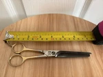 Oster Nr. 930-25 Solingen Germany Thinning Sheers Scissors Gold Plated? Used. Price: $22.99.