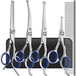 6PCS Professional Pet Dog Grooming Scissors Set Straight Curved Thinning Shear New. Price: $19.85.