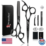 Seimeiken 6" Black Hair Scissors Professional Cutting And Thinning New. Price: $56.88.