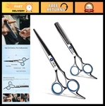 Professional Hair Cutting Scissors & Thinning Shears Kit - 6.5" Japanese Steel, New. Price: $32.99.