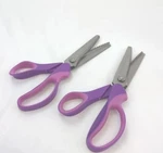 Galadim Pinking Shears 9 Long 4 Blades Zig Zag And Scallop Used. Price: $12.00.