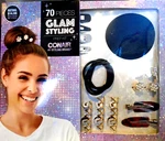 Conair 70 Pc Glam Hair Styling Prep Kit Bun Maker/topsy Tail/tail Comb/ Clips New. Price: $8.39.
