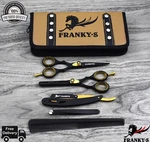 Professional Hairdressing Scissors Barber Salon Cutting Shears Razor Set New. Price: $25.22.
