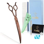 Fengliren Highend Professional Dog Grooming Curved Scissors Pet Shears... New. Price: $129.08.