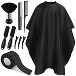 Nicemovic 10 Hair Cutting Barber Cape With Neck Duster Standard, Black New. Price: $17.99.