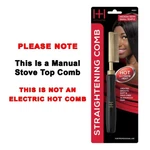 Annie & Hotter Straightening Comb, Medium Teeth - Small Temple # 5501 New. Price: $12.95.