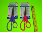 (2X) Purple +coral Westcott 7" Straight Handle Scissors Antimicrobial Left Right New. Price: $11.56.