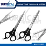 Hair Cutting Scissors Thinning Teeth Shears Set Professional Barber German Grad New. Price: $12.99.