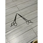 Vintage Fw Engels Solingen Germany 6.5 Hair Shears And Grooming Scissors Set Used. Price: $28.00.