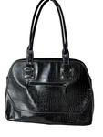 East 5TH Black Faux Leather Computer Laptop Fashion Briefcase Carryon Bag Travel Used. Price: $22.00.