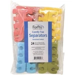 Forpro Comfy Toe Separators, Assorted Colors, Luxurious Foam Pedicure New. Price: $9.09.