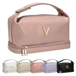 Vogewood Personalized Makeup Bags, Initial With Handle, Waterproof Pink New. Price: $36.24.