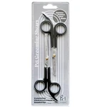 Japanese Stainless Steel Grooming Scissors Set Facial Body Trim Black New. Price: $30.70.