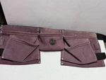 Graintex DS2035 Work Apron Is Made Of Purple Suede And Has 11 Pockets. Used. Price: $20.63.