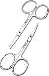Utopia Care - Curved And Rounded Facial Hair Scissors For Men Mustache, Nose New. Price: $21.94.