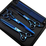 Purple Dragon 8.0" Titanium Multicolor Professional Pet Grooming Scissors Set... New. Price: $66.46.