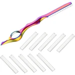 Mudder 11 Styling Razor Thinning Comb And Set, Vivid Neon New. Price: $17.30.