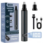 Buv Nose Hair Trimmer With Led Display- 2025 6.4"*2.0"*1.2", Black New. Price: $33.99.