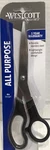 Westcott Value Line Stainless Steel Shears Black 8" Long 13135 New. Price: $8.00.