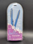 Bella Beauty Hair Straightener 1" Ceramic Flat Iron Auto Shut Off Blue Sealednew. Price: $18.48.