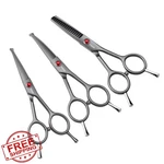 Fogosp 4.5" Dog Grooming Scissors 3 Pcs Curved Thinning New. Price: $83.99.
