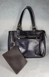 East 5TH Brown Faux Reptile Computer Laptop Fashion Briefcase Bag Travel Nice! Used. Price: $31.00.
