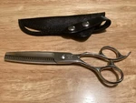 Hattori Hanzo HH-2T 6.0 Hiramei Left-handed Texturizer Shears With Holster Used. Price: $224.99.