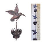 Smqljxc 8.5FT Hummingbird And Cup Rain Chain Outdoor Decorative Gutter D... New. Price: $47.62.