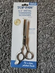 Top Paw 6.5" Grooming Metal Thinning Scissors For Out & Blending Hair New. Price: $12.99.