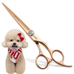 Fogosp 7'' Straight Dog Grooming Scissors Rose Gold Titanium Professional Pet... New. Price: $84.32.
