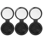 Jaasuee 3-PACK Round Portable Folding Travel Hair Brushes With Built-in Black New. Price: $12.57.