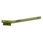 Utility Brush, 7-1/2 In L, 3 X7 Rows, Brass Bristles, Curved Wood Handle Ors New. Price: $15.51.