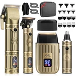 Bomxin Hair Clippers For Men Professional, T-blade Barber And Gold New. Price: $165.99.