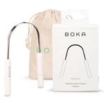 Boka Tongue Scraper For Adults & Kids With Case - Stainless Steel Cleaner New. Price: $14.58.