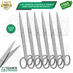 Pcs Operating Scissors 6.5" Straight Sharp Round Pattern Surgical Set New. Price: $19.90.