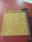 Ingento Paper Cutter No. 3 10" Wood Cast Iron Vintage Usa Guillotine Sharp Blade Used. Price: $49.99.