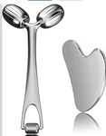 Yeamon Gua Sha Facial Tools And Face Roller Set, Massage For Women New. Price: $10.50.