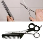 Scissorcomb Tool Diy Hair Cut Set - And Trim At Home Layers Bangs New. Price: $18.95.