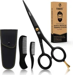 5 Professional Beard Mustache Scissors With 1 Comb, New. Price: $11.50.