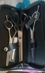 Ninja Trophy Stainless Steel Salon Scissors & Shears Set 6IN Silver Black Unisex New. Price: $95.00.