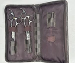 Olivia Garden Silkcut Hairdressing Shear 5.75 Thinner T635 Case Pre Owned Used. Price: $85.00.