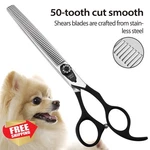 Fenice Peak 7'' Dog Thinning Shears 440C Steel Grooming Scissors New. Price: $53.98.