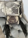 Juan Antonio Croc Embossed Leather Crossbody Bag - Free Shipping New. Price: $285.00.