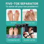 Welnove 8 Pack - Toe Separator Straightener Bunion Corrector For Women New. Price: $5.99.