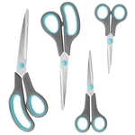 Asdirne Scissors Set Of 4, Premium Stainless Steel Razor Blades, Ergonomic Se... New. Price: $13.04.