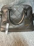 Antonio Melani Pewter Quilted Bowling Bag Style Crossbody Purse Nwt $199 New. Price: $55.00.