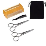 4-PIECE Beard Set, Grooming Scissors, Mustache & Combs, Storag... New. Price: $14.37.