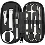 Marqus Manicure Set Solingen Made Germany - 7 Piece Stainless Nappa Black New. Price: $56.17.