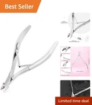 Durable Stainless Steel Cuticle Clippers - Easy Clean & Precise Styling Tools New. Price: $6.29.